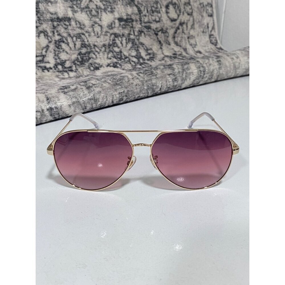 NEW Carrera Gold Aviator Red Gradient Lense Sunglasses